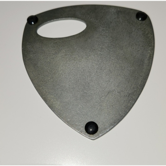 Guitar Pick Shaped Metal Coaster - Picture 2 of 2